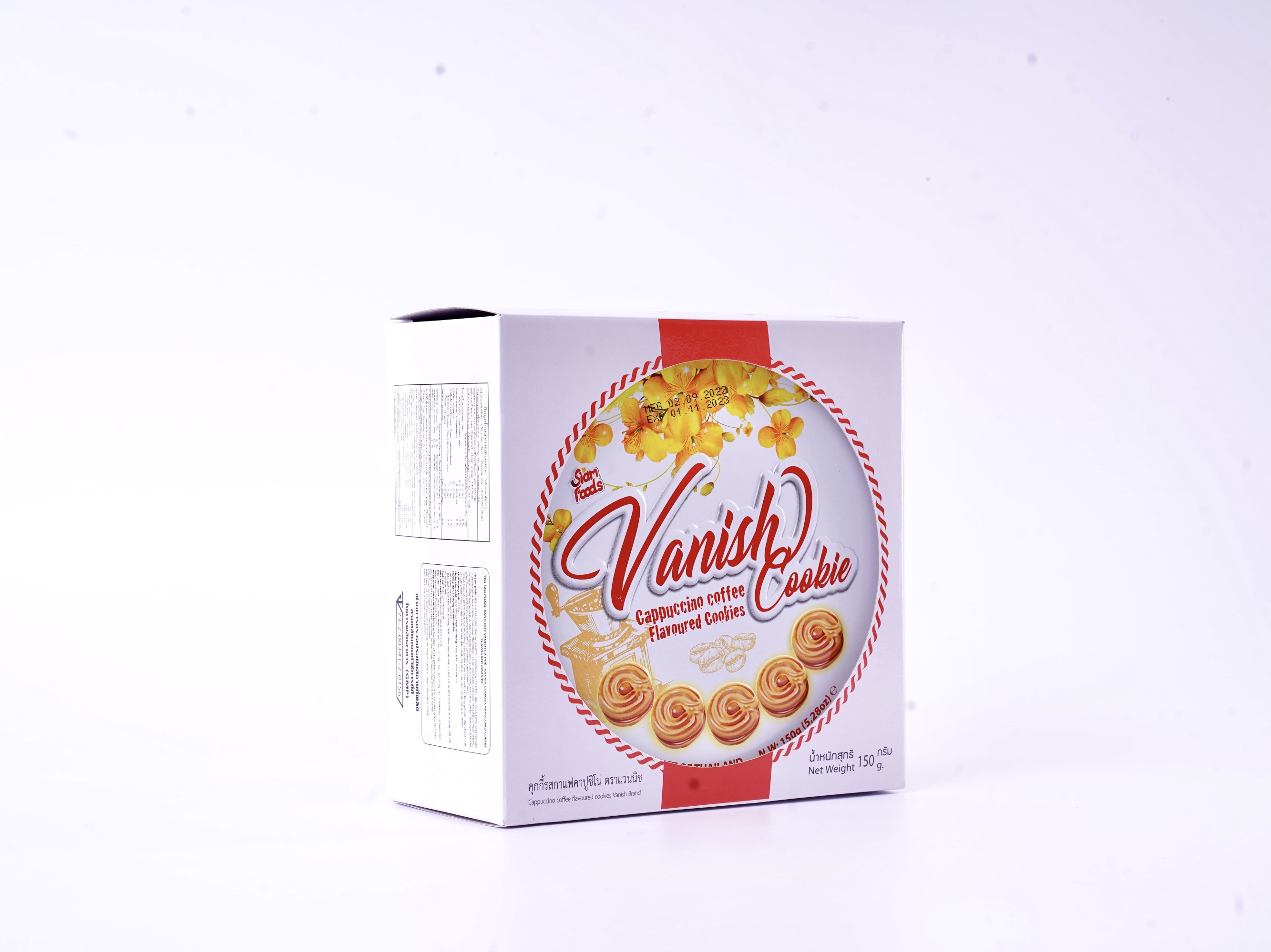 Bánh quy Vanish cà phê 150g màu trắng